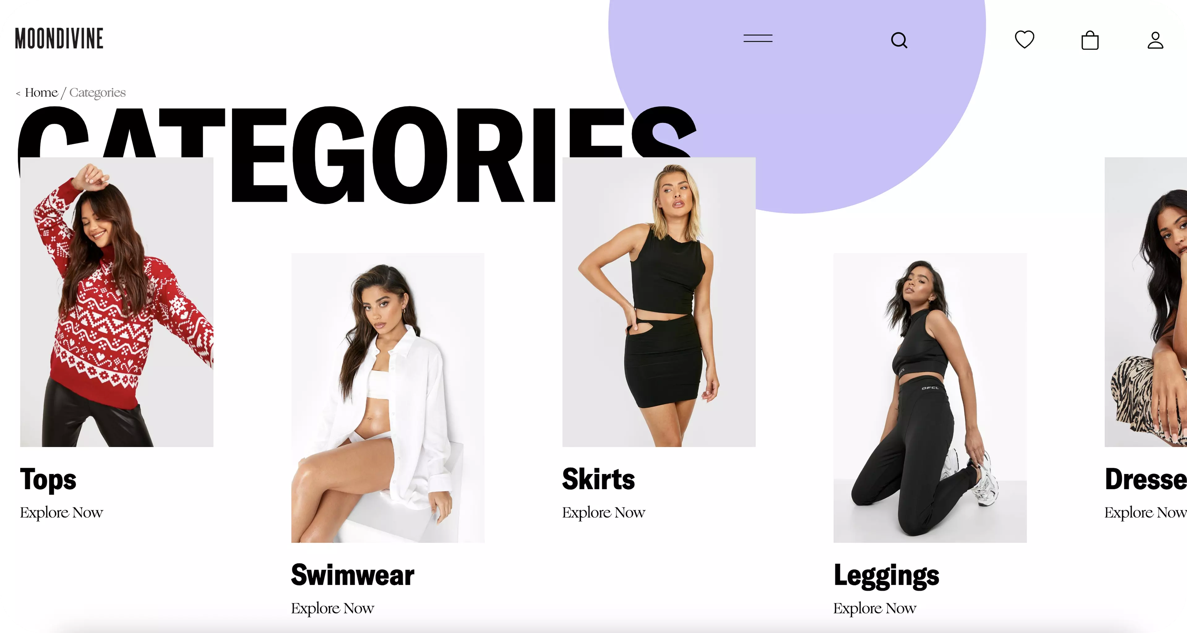 MoonDivine UI detail