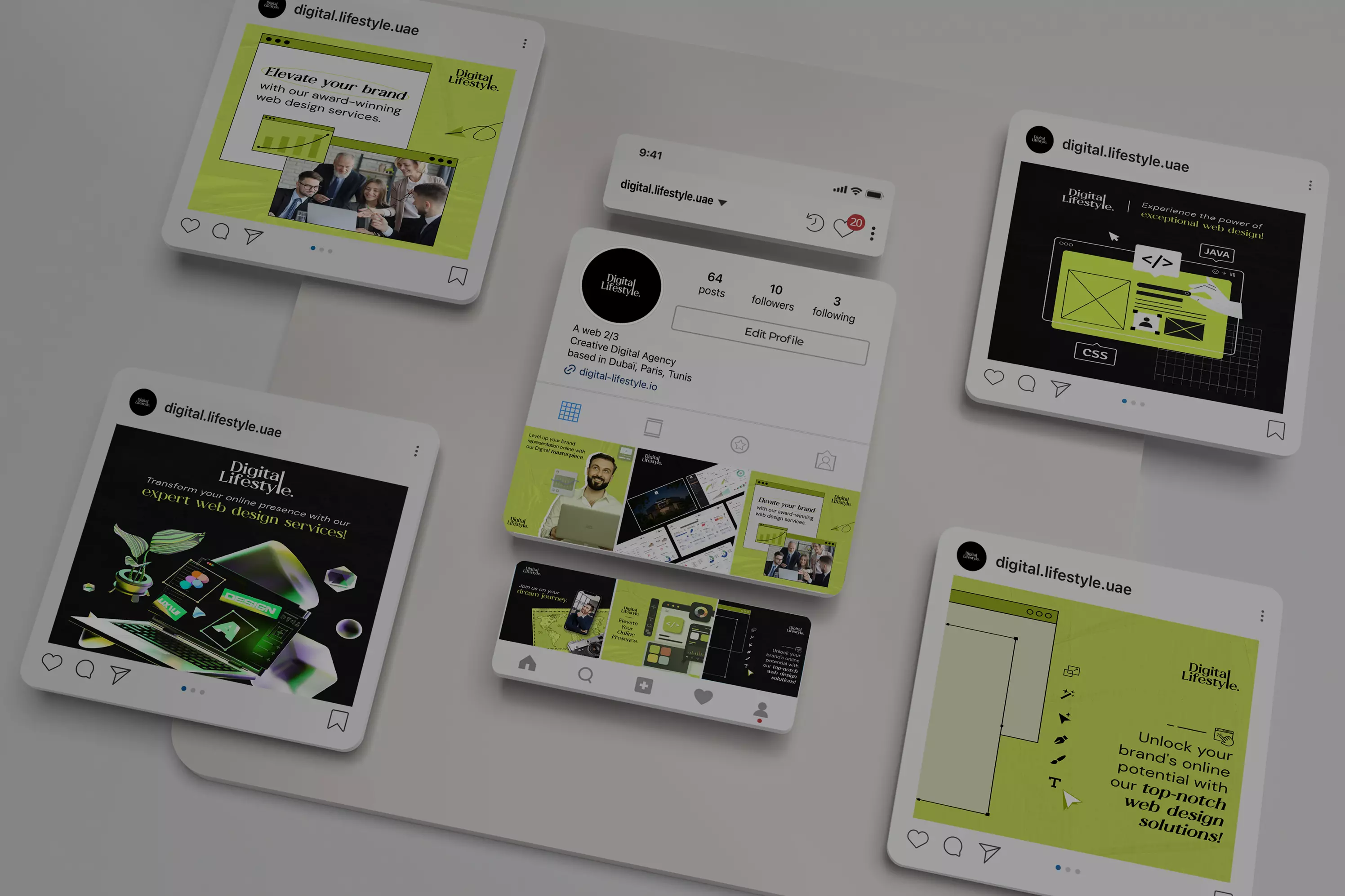 digital hero background